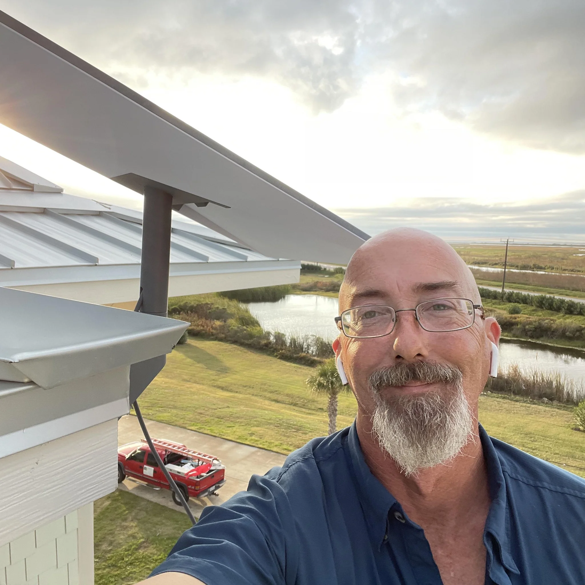 Steve Page working on location